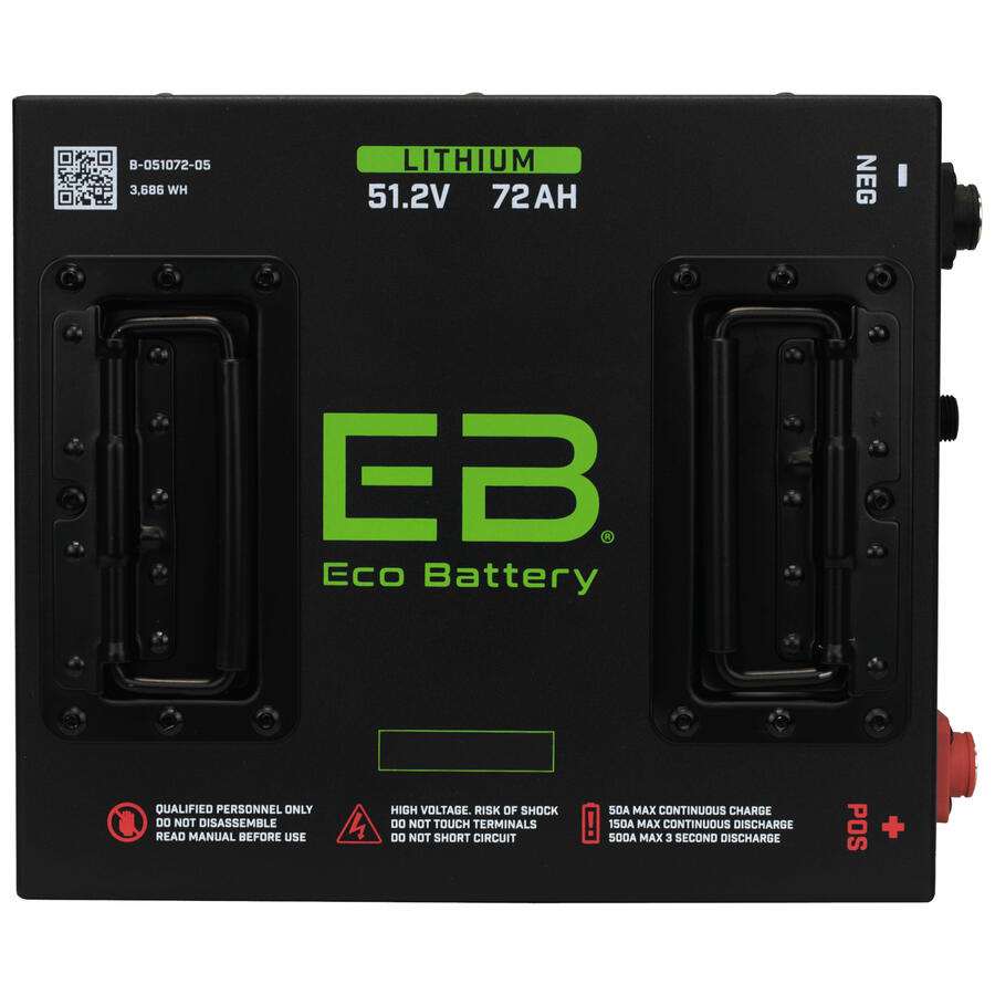 Eco Lithium Battery Complete Bundle for Club Car DS 51V 72Ah - Cube