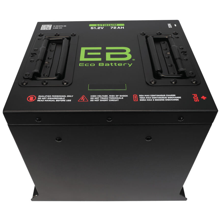 Eco Lithium Battery Complete Bundle for G29/Drive 07-10 & Drive2 11-Up 51V 72Ah - Cube