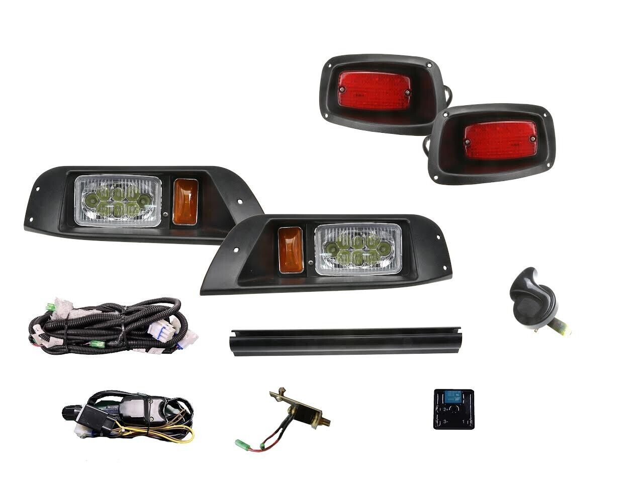 EZGO TXT 1996- 2013 Street Legal LED Deluxe Light Kit 12V-48V